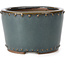 Pot à bonsaï rond bleu par Bigei - 115 x 115 x 75 mm