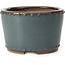 Pot à bonsaï rond bleu par Bigei - 115 x 115 x 75 mm