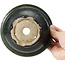 Pot à bonsaï rond vert par Bigei - 153 x 153 x 55 mm