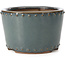 Maceta de bonsái redonda azul de Bigei - 115 x 115 x 75 mm