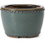 Ronde blauwe bonsaipot van Bigei - 95 x 95 x 62 mm