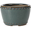 Pot à bonsaï rond bleu par Bigei - 95 x 95 x 62 mm
