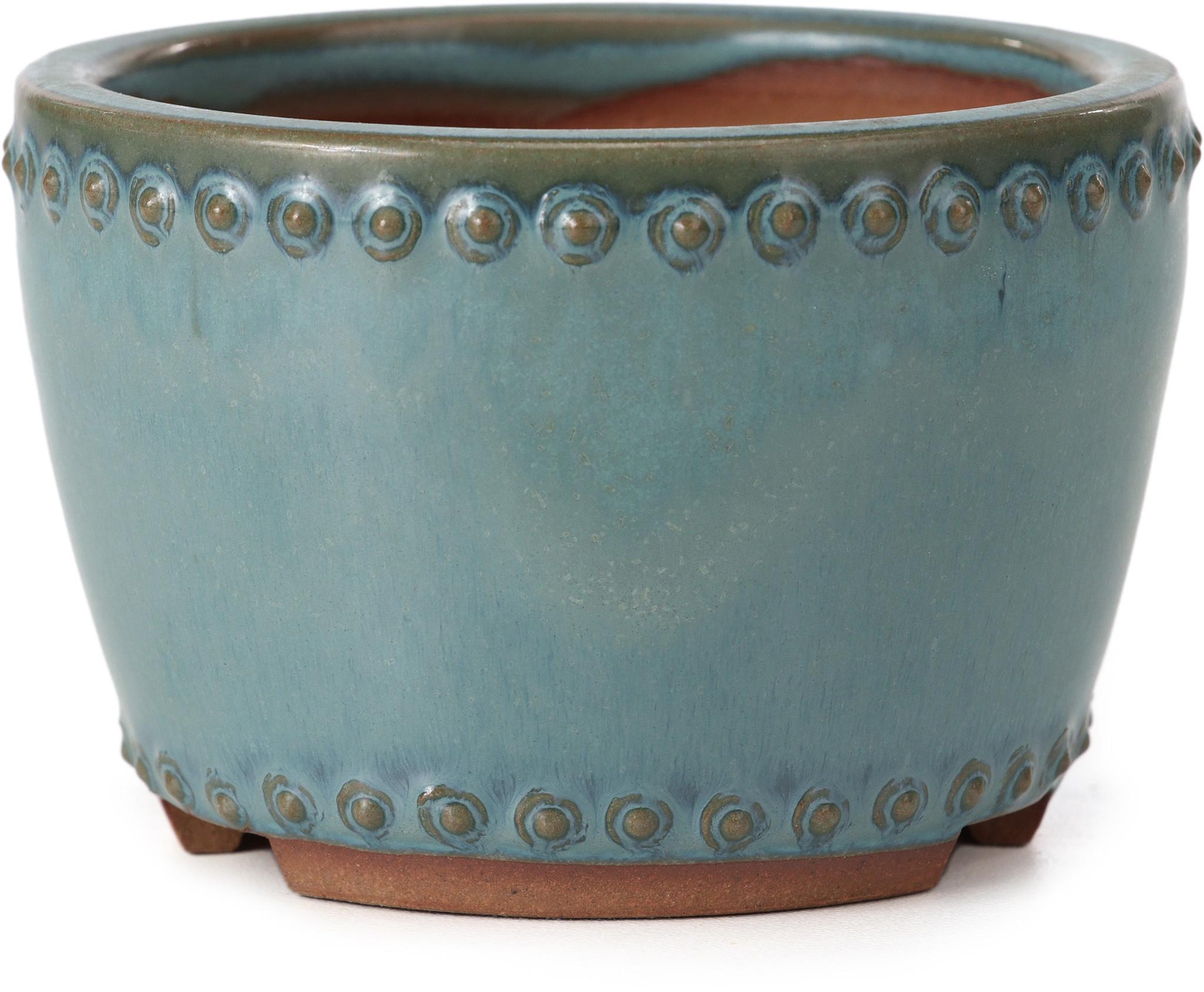 Handmade bonsai pot 10 cm Maker Bigei Tokoname, Japan Bonsai Plaza