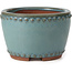 Maceta de bonsái redonda turquesa de Bigei - 95 x 95 x 62 mm