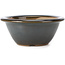 Pot à bonsaï rond bleu par Bigei - 154 x 154 x 62 mm