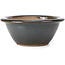 Pot à bonsaï rond bleu par Bigei - 154 x 154 x 62 mm