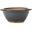 Pot à bonsaï rond bleu par Bigei - 154 x 154 x 62 mm