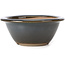 Pot à bonsaï rond bleu par Bigei - 154 x 154 x 62 mm