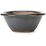 Pot à bonsaï rond bleu par Bigei - 154 x 154 x 62 mm