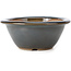 Pot à bonsaï rond bleu par Bigei - 154 x 154 x 62 mm