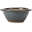 Pot à bonsaï rond bleu par Bigei - 154 x 154 x 62 mm
