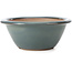 Pot à bonsaï rond bleu par Bigei - 154 x 154 x 62 mm
