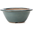 Pot à bonsaï rond bleu par Bigei - 154 x 154 x 62 mm
