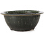 Pot à bonsaï rond vert par Bigei - 150 x 150 x 61 mm