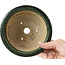 Pot à bonsaï rond vert par Bigei - 150 x 150 x 61 mm