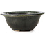 Pot à bonsaï rond vert par Bigei - 166 x 166 x 67 mm