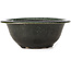 Pot à bonsaï rond vert par Bigei - 166 x 166 x 67 mm