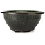 Pot à bonsaï rond vert par Bigei - 153 x 153 x 66 mm
