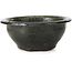 Pot à bonsaï rond vert par Bigei - 153 x 153 x 66 mm