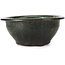 Pot à bonsaï rond vert par Bigei - 153 x 153 x 66 mm