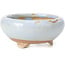 Round blue bonsai pot by Bigei - 87 x 87 x 39 mm