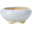 Round blue bonsai pot by Bigei - 87 x 87 x 39 mm