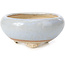 Pot à bonsaï rond bleu par Bigei - 87 x 87 x 39 mm