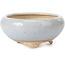 Round blue bonsai pot by Bigei - 87 x 87 x 39 mm