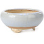 Round blue bonsai pot by Bigei - 87 x 87 x 39 mm