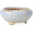 Round blue bonsai pot by Bigei - 87 x 87 x 39 mm