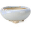 Round blue bonsai pot by Bigei - 87 x 87 x 39 mm