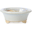 Pot à bonsaï rond bleu par Bigei - 86 x 86 x 37 mm