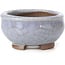 Round blue bonsai pot by Bigei - 70 x 70 x 40 mm