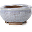 Round blue bonsai pot by Bigei - 70 x 70 x 40 mm