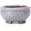 Round blue bonsai pot by Bigei - 70 x 70 x 40 mm