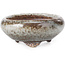 Pot à bonsaï rond gris clair par Bigei - 73 x 73 x 30 mm