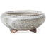 Round light grey bonsai pot by Bigei - 73 x 73 x 30 mm