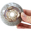 Pot à bonsaï rond gris clair par Bigei - 73 x 73 x 30 mm