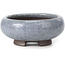 Round blue bonsai pot by Bigei - 79 x 79 x 33 mm