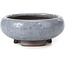 Round blue bonsai pot by Bigei - 79 x 79 x 33 mm