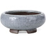 Pot à bonsaï rond bleu par Bigei - 79 x 79 x 33 mm