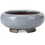 Round blue bonsai pot by Bigei - 79 x 79 x 33 mm