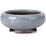 Pot à bonsaï rond bleu par Bigei - 79 x 79 x 33 mm