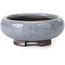 Round blue bonsai pot by Bigei - 79 x 79 x 33 mm