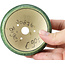 Pot à bonsaï rond vert par Bigei - 85 x 85 x 38 mm