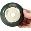 Pot à bonsaï rond vert par Bigei - 85 x 85 x 38 mm