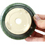 Maceta de bonsái redonda verde de Bigei - 87 x 87 x 35 mm