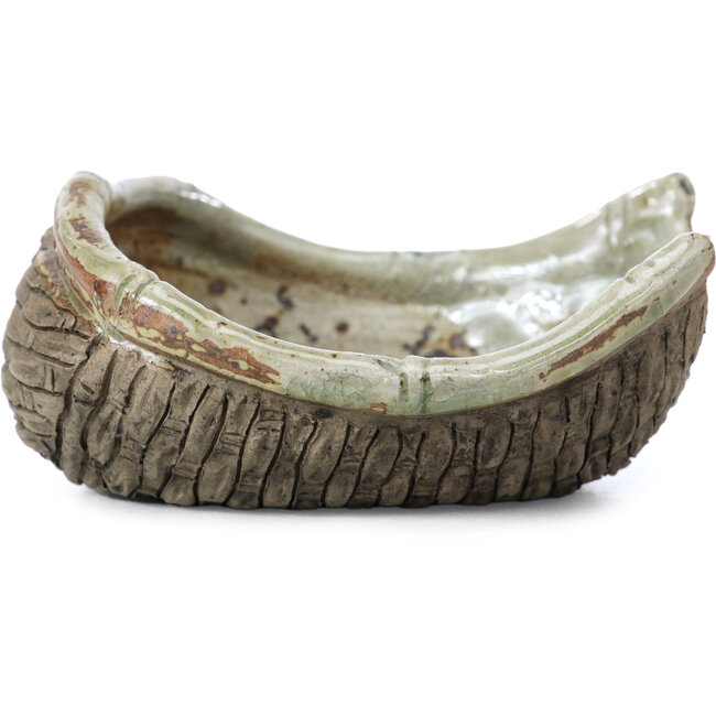 Basket shape multicolor bonsai pot by Bigei - 100 x 95 x 47 mm