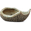Pot à bonsaï multicolore en forme de panier par Bigei - 100 x 95 x 47 mm