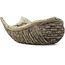 Pot à bonsaï multicolore en forme de panier par Bigei - 100 x 95 x 47 mm